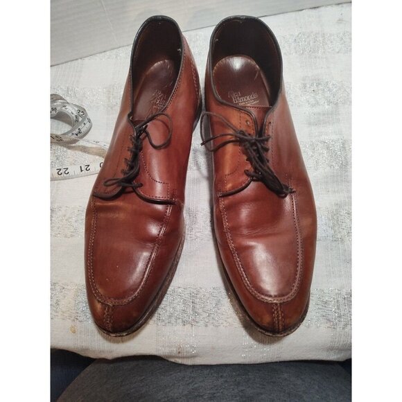 Allen Edmonds LaSalle Brown Leather‎ Lace up Dress Derby Brown Size US Men's 12D